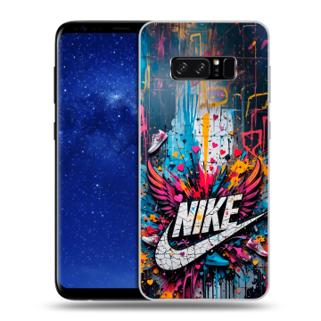 Силиконовый чехол на Samsung Galaxy Note 8 с принтом Nike Найк Силиконовый чехол на Samsung Galaxy Note 8 с принтом Nike Найк