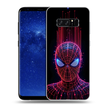 Силиконовый чехол на Samsung Galaxy Note 8 с принтом Spiderman Человек паук Силиконовый чехол на Samsung Galaxy Note 8 с принтом Spiderman Человек паук