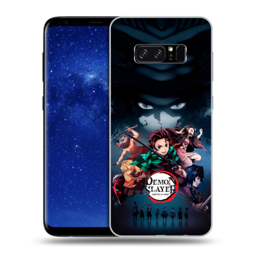Силиконовый чехол на Samsung Galaxy Note 8 с принтом Demon Slayer Клинок рассекающий демонов Силиконовый чехол на Samsung Galaxy Note 8 с принтом Demon Slayer Клинок рассекающий демонов