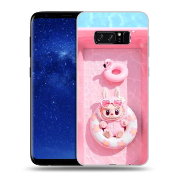 Силиконовый чехол на Samsung Galaxy Note 8 с принтом Labubu Лабубу