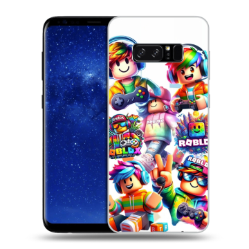 Силиконовый чехол на Samsung Galaxy Note 8 с принтом Roblox Роблокс Силиконовый чехол на Samsung Galaxy Note 8 с принтом Roblox Роблокс