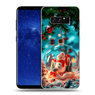 Силиконовый чехол на Samsung Galaxy Note 8 с принтом Новый год Силиконовый чехол на Samsung Galaxy Note 8 с принтом Новый год