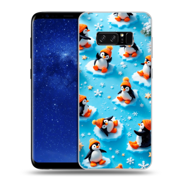 Силиконовый чехол на Samsung Galaxy Note 8 с принтом Новый год Силиконовый чехол на Samsung Galaxy Note 8 с принтом Новый год