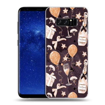 Силиконовый чехол на Samsung Galaxy Note 8 с принтом Новый год Силиконовый чехол на Samsung Galaxy Note 8 с принтом Новый год