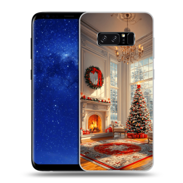 Силиконовый чехол на Samsung Galaxy Note 8 с принтом Новый год Силиконовый чехол на Samsung Galaxy Note 8 с принтом Новый год