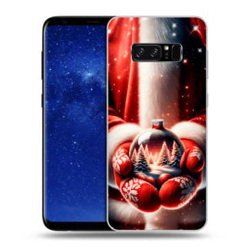 Силиконовый чехол на Samsung Galaxy Note 8 с принтом Новый год Силиконовый чехол на Samsung Galaxy Note 8 с принтом Новый год