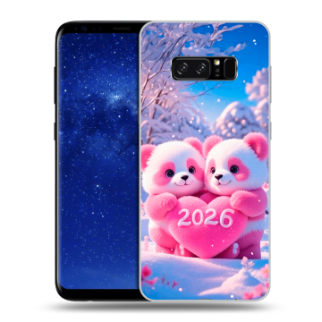 Силиконовый чехол на Samsung Galaxy Note 8 с принтом Новый год Силиконовый чехол на Samsung Galaxy Note 8 с принтом Новый год