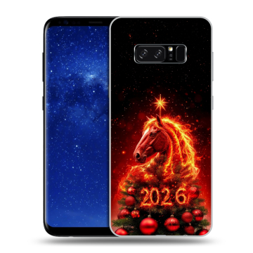 Силиконовый чехол на Samsung Galaxy Note 8 с принтом Новый год Силиконовый чехол на Samsung Galaxy Note 8 с принтом Новый год