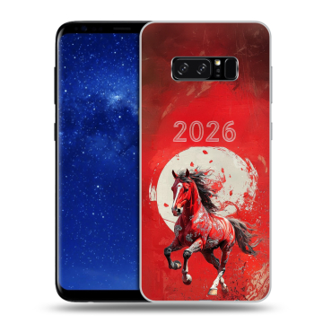 Силиконовый чехол на Samsung Galaxy Note 8 с принтом Новый год Силиконовый чехол на Samsung Galaxy Note 8 с принтом Новый год