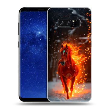 Силиконовый чехол на Samsung Galaxy Note 8 с принтом Новый год Силиконовый чехол на Samsung Galaxy Note 8 с принтом Новый год