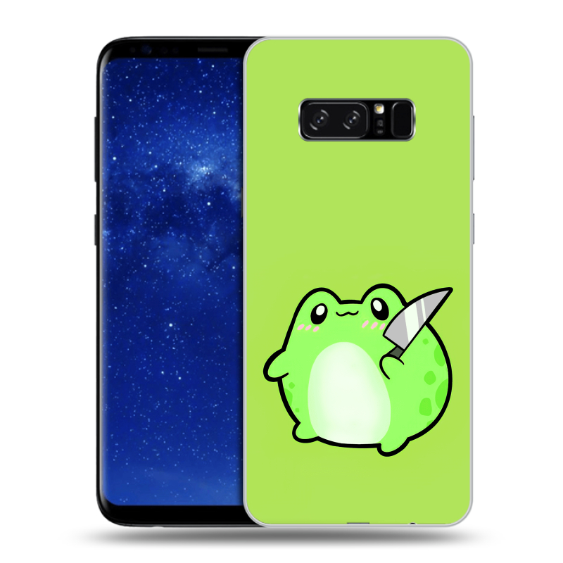Силиконовый чехол на Samsung Galaxy Note 8 с принтом Лягушенок Силиконовый чехол на Samsung Galaxy Note 8 с принтом Лягушенок