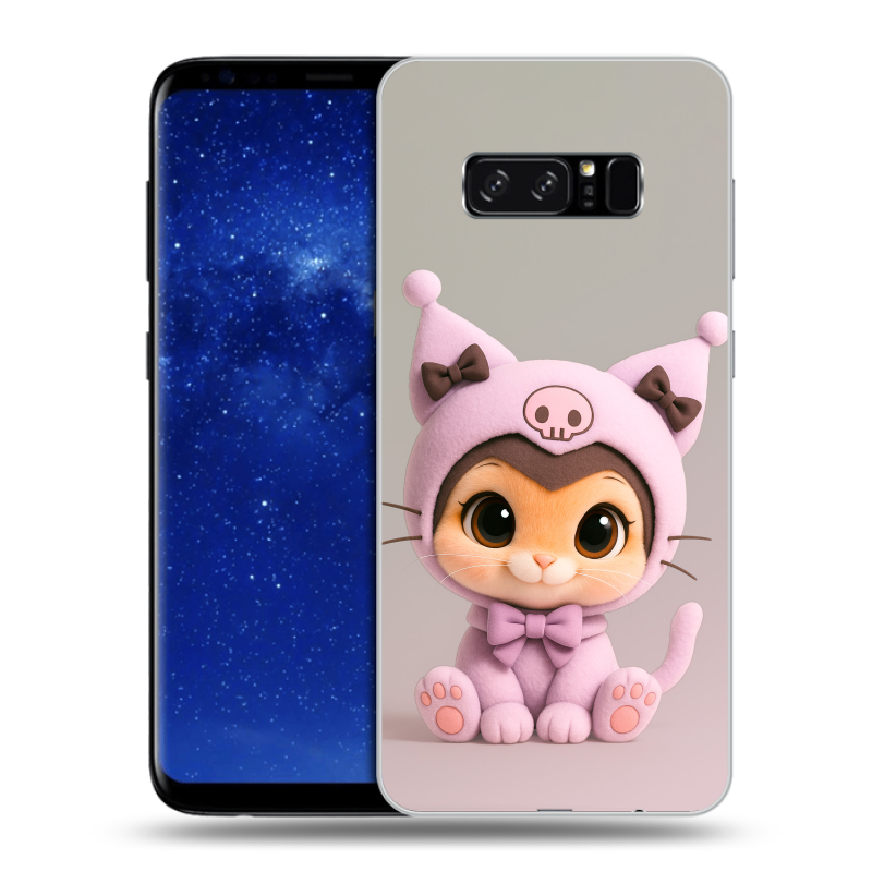 Силиконовый противоударный чехол на Samsung Galaxy Note 8 с принтом Куроми Kuromi Силиконовый противоударный чехол на Samsung Galaxy Note 8 с принтом Куроми Kuromi