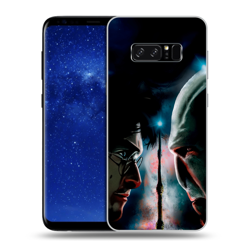 Силиконовый противоударный чехол на Samsung Galaxy Note 8 с принтом Гарри Поттер Harry Potter Силиконовый противоударный чехол на Samsung Galaxy Note 8 с принтом Гарри Поттер Harry Potter