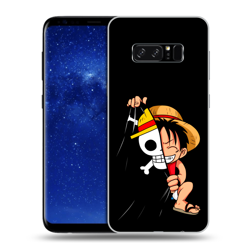 Силиконовый чехол на Samsung Galaxy Note 8 с принтом One Piece Ван Пис Силиконовый чехол на Samsung Galaxy Note 8 с принтом One Piece Ван Пис