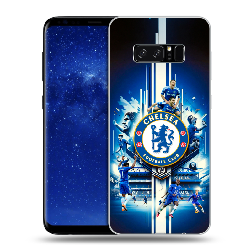 Силиконовый чехол на Samsung Galaxy Note 8 с принтом Chelsea Челси Силиконовый чехол на Samsung Galaxy Note 8 с принтом Chelsea Челси