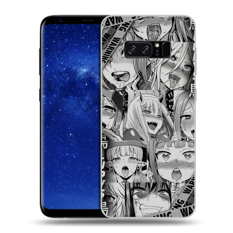 Силиконовый противоударный чехол на Samsung Galaxy Note 8 с принтом Ahegao Ахегао Аниме Силиконовый противоударный чехол на Samsung Galaxy Note 8 с принтом Ahegao Ахегао Аниме