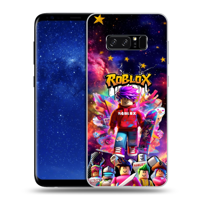 Силиконовый чехол на Samsung Galaxy Note 8 с принтом Roblox Роблокс Силиконовый чехол на Samsung Galaxy Note 8 с принтом Roblox Роблокс