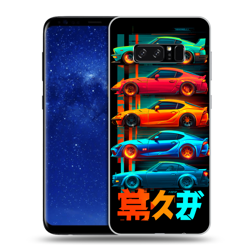 Силиконовый чехол на Samsung Galaxy Note 8 с принтом машины тачки Силиконовый чехол на Samsung Galaxy Note 8 с принтом машины тачки