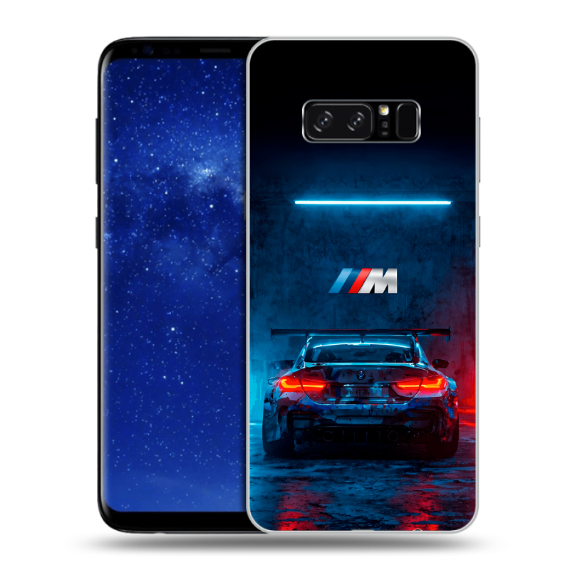 Силиконовый чехол на Samsung Galaxy Note 8 с принтом BMW БМВ Силиконовый чехол на Samsung Galaxy Note 8 с принтом BMW БМВ