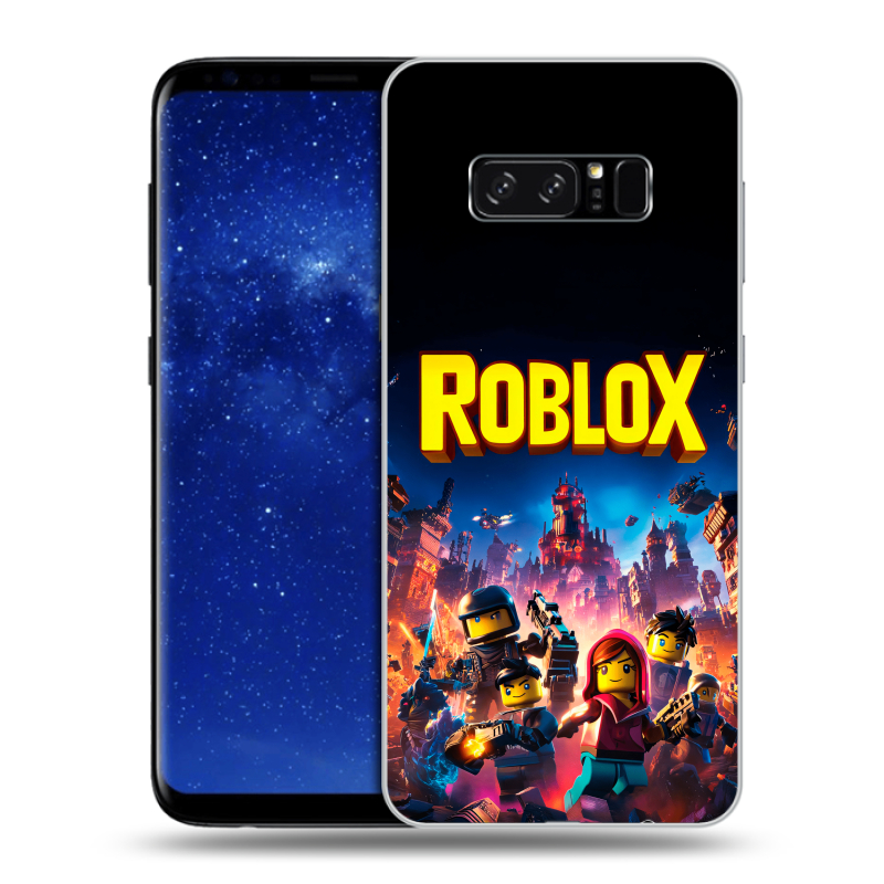 Силиконовый чехол на Samsung Galaxy Note 8 с принтом Roblox Роблокс Силиконовый чехол на Samsung Galaxy Note 8 с принтом Roblox Роблокс