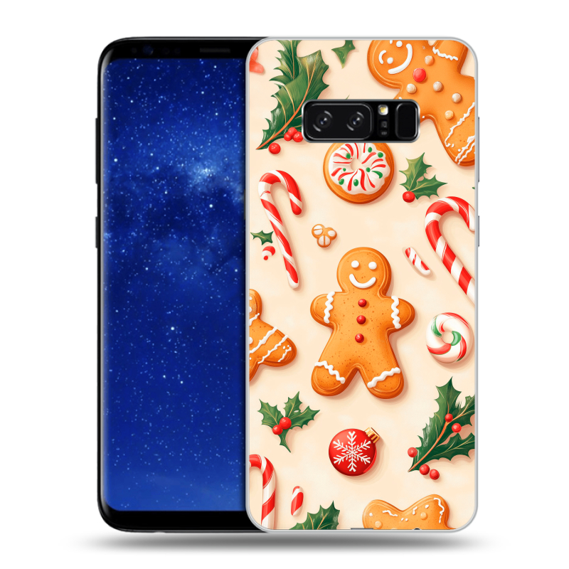 Силиконовый чехол на Samsung Galaxy Note 8 с принтом Новый год Силиконовый чехол на Samsung Galaxy Note 8 с принтом Новый год