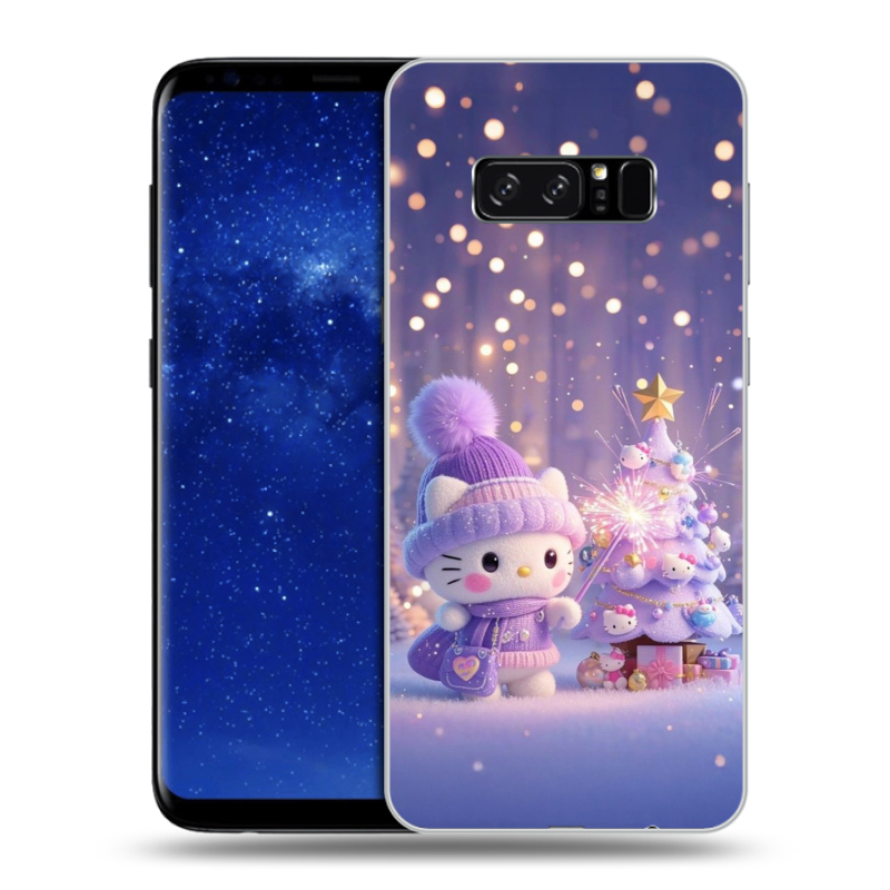 Силиконовый чехол на Samsung Galaxy Note 8 с принтом Новый год Силиконовый чехол на Samsung Galaxy Note 8 с принтом Новый год