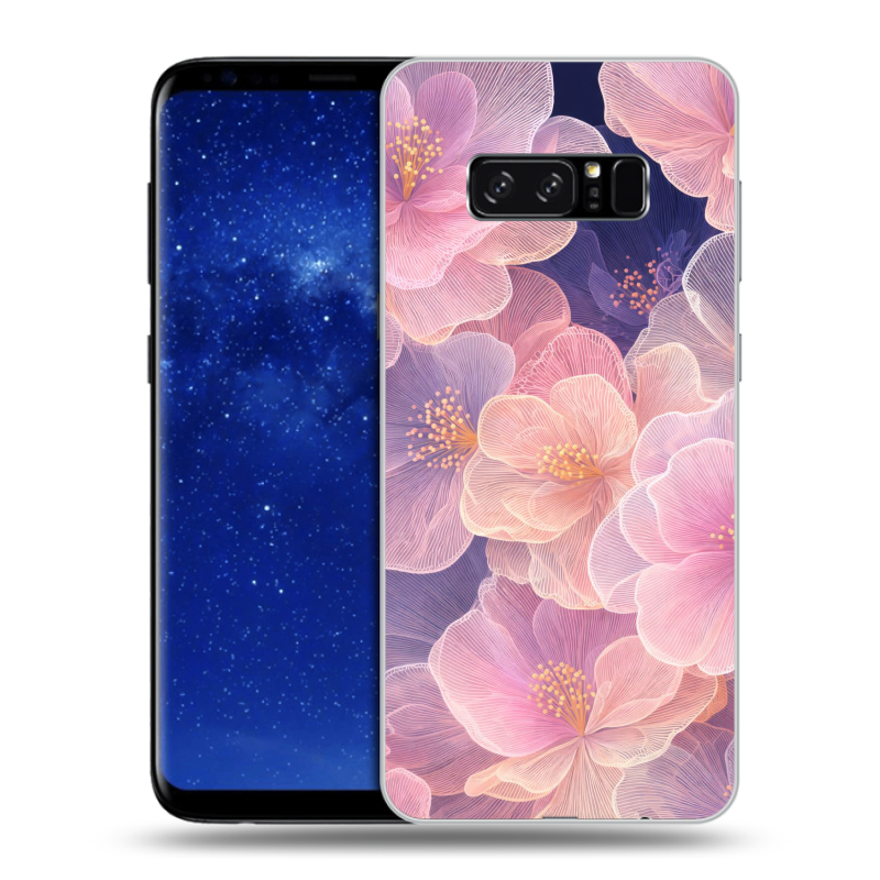 Силиконовый чехол на Samsung Galaxy Note 8 с принтом женский Силиконовый чехол на Samsung Galaxy Note 8 с принтом женский