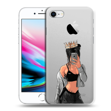 Силиконовый чехол на Iphone 8 с принтом Женские принты