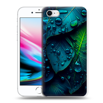 Силиконовый чехол на Iphone 8 с принтом Листья