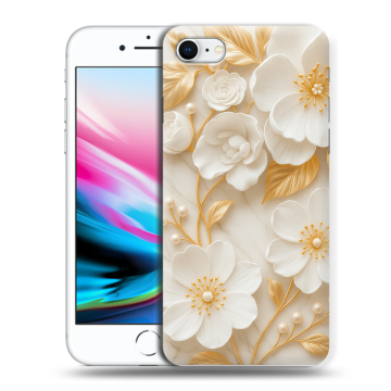 Силиконовый чехол на Iphone 8 с принтом Цветы
