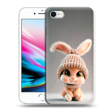 Силиконовый чехол на Iphone 8 с принтом Кролик