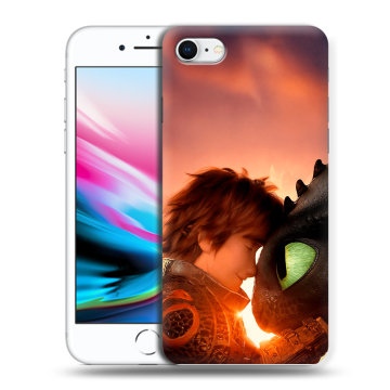 Силиконовый чехол на Iphone 8 с принтом Как приручить дракона Силиконовый чехол на Iphone 8 с принтом Как приручить дракона
