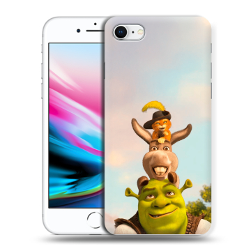 Силиконовый чехол на Iphone 8 с принтом Шрек Shrek Силиконовый чехол на Iphone 8 с принтом Шрек Shrek