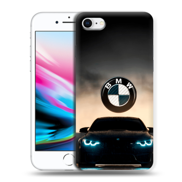 Силиконовый чехол на Iphone 8 с принтом БМВ BMW Силиконовый чехол на Iphone 8 с принтом БМВ BMW
