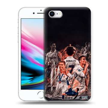 Силиконовый чехол на Iphone 8 с принтом Реал Роналдо Real Ronaldo Силиконовый чехол на Iphone 8 с принтом Реал Роналдо Real Ronaldo