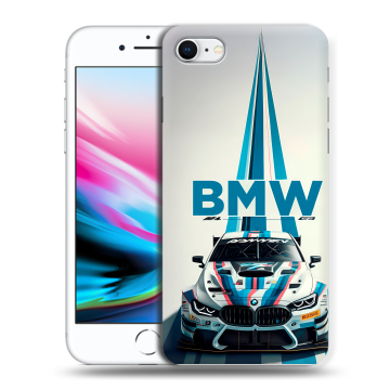 Силиконовый чехол на Iphone 8 с принтом БМВ BMW Силиконовый чехол на Iphone 8 с принтом БМВ BMW