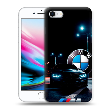 Силиконовый чехол на Iphone 8 с принтом БМВ BMW Силиконовый чехол на Iphone 8 с принтом БМВ BMW