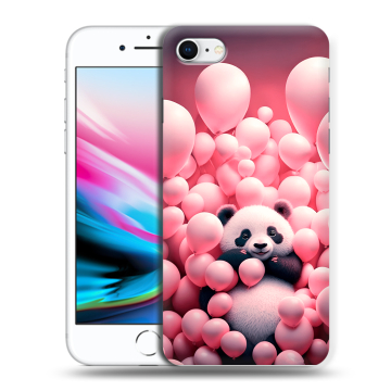 Силиконовый чехол на Iphone 8 с принтом Панда Силиконовый чехол на Iphone 8 с принтом Панда