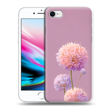 Силиконовый чехол на Iphone 8 с принтом Цветы Силиконовый чехол на Iphone 8 с принтом Цветы