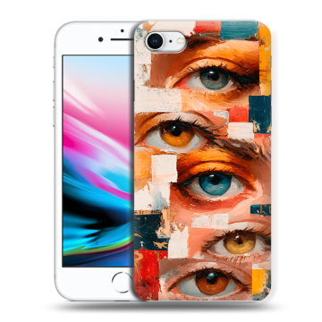 Силиконовый чехол на Iphone 8 с принтом Модный принт Силиконовый чехол на Iphone 8 с принтом Модный принт