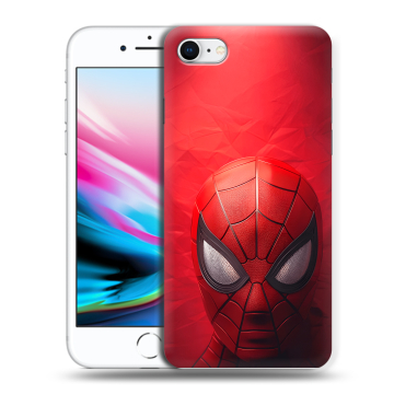 Силиконовый чехол на Iphone 8 с принтом Spiderman Человек паук