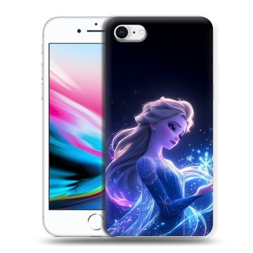 Силиконовый чехол на Iphone 8 с принтом Холодное сердце Frozen Силиконовый чехол на Iphone 8 с принтом Холодное сердце Frozen