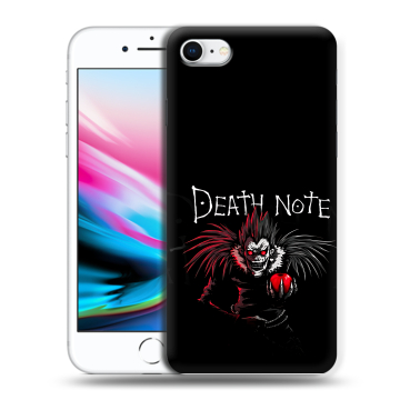 Силиконовый чехол на Iphone 8 с принтом Death note Тетрадь смерти