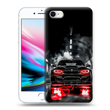 Силиконовый чехол на Iphone 8 с принтом BMW БМВ