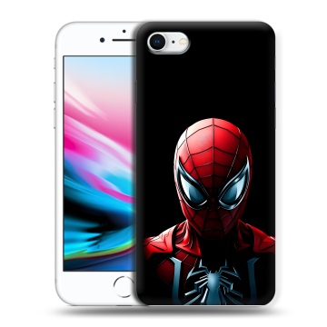 Силиконовый чехол на Iphone 8 с принтом Spiderman Человек паук Силиконовый чехол на Iphone 8 с принтом Spiderman Человек паук