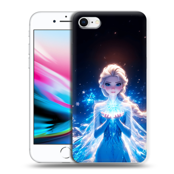 Силиконовый чехол на Iphone 8 с принтом Холодное сердце Frozen