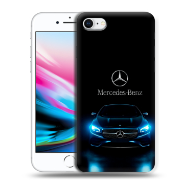 Силиконовый чехол на Iphone 8 с принтом Mercedes Мерседес Силиконовый чехол на Iphone 8 с принтом Mercedes Мерседес