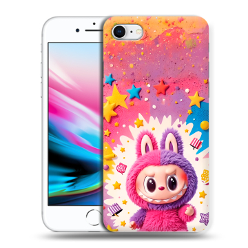 Силиконовый чехол на Iphone 8 с принтом Labubu Лабубу
