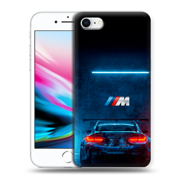Силиконовый чехол на Iphone 8 с принтом BMW БМВ