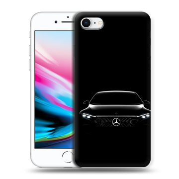 Силиконовый чехол на Iphone 8 с принтом Mercedes Мерседес